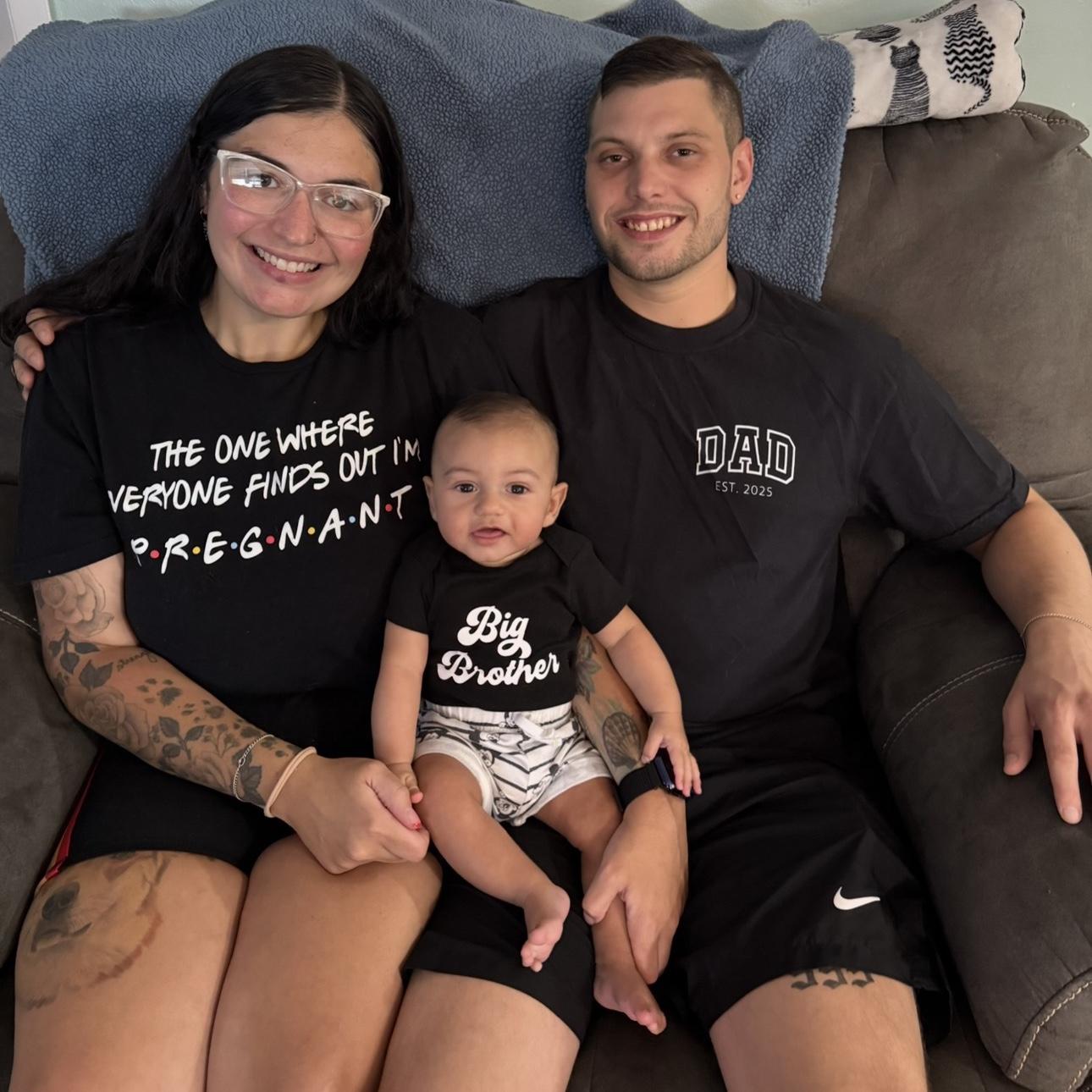 Finding out we were expecting baby #2 !!