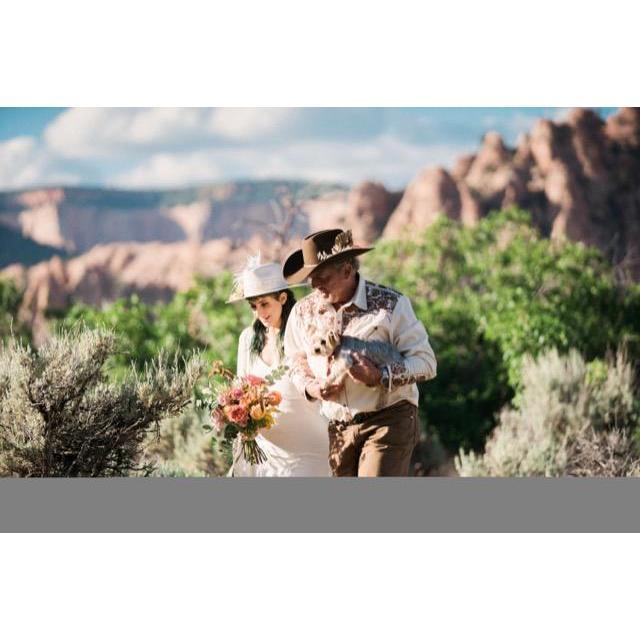 walking down the isle