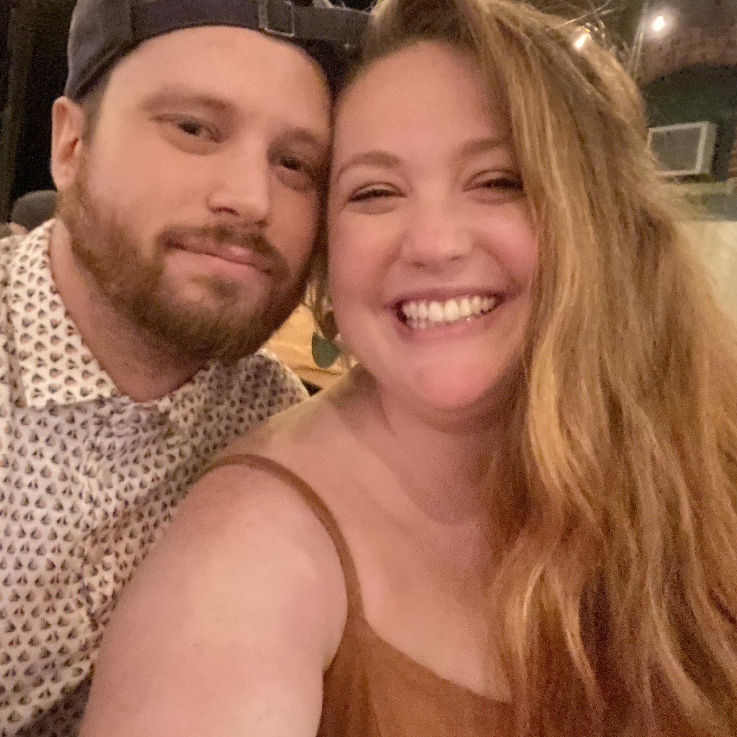 Our first picture together at Brass Cat in Easthampton, MA