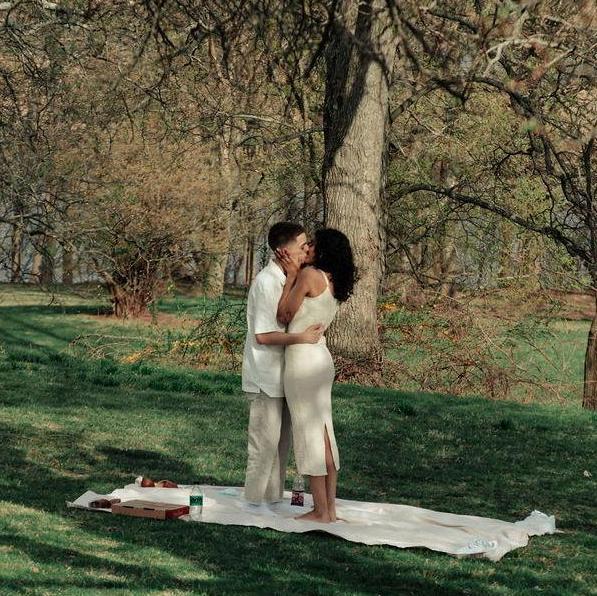 After she said "I do".