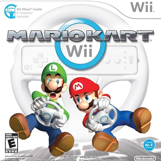 Mario Kart Wii with Wii Wheel (Renewed)