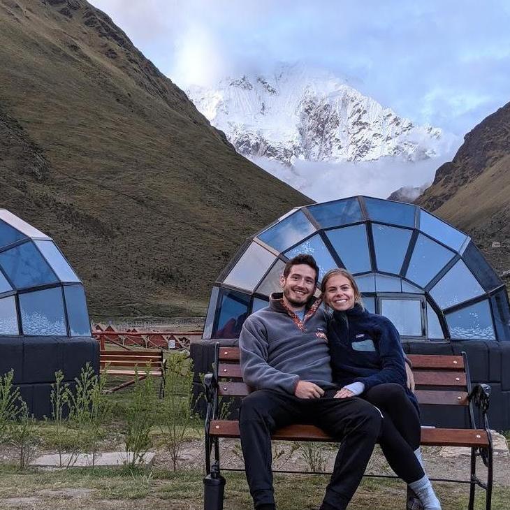 While traveling in Peru we stayed in glass domes in the Andes Mountains. The stars were incredible!