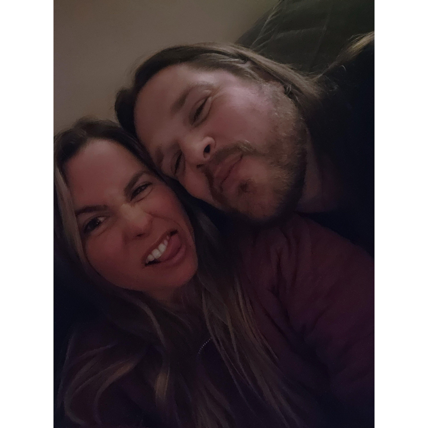 Our first ever couple selfie!