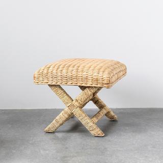 Woven Water Hyacinth Stool