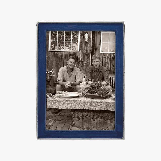 Navy Enamel Frame, 5X7
