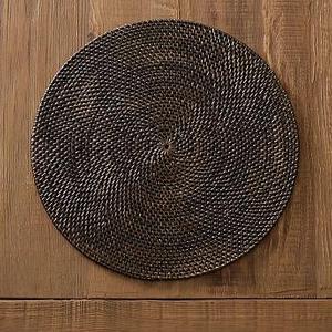 Tava Flat Round Charger- Light Natural