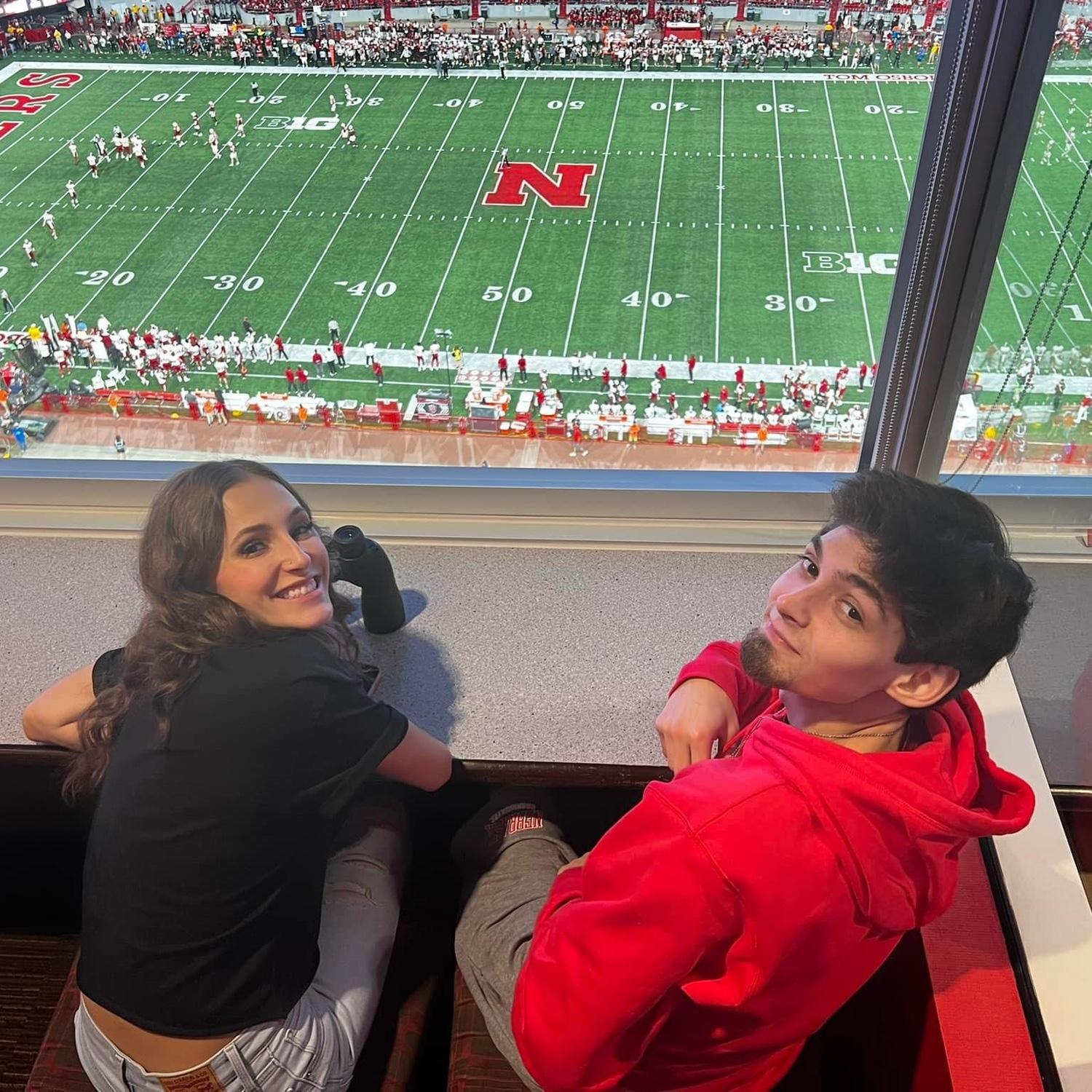 our first husker game together!

october 1, 2022