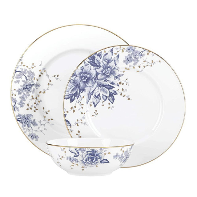 Lenox Garden Grove 3-piece Place Setting, 3.80 LB, Blue
