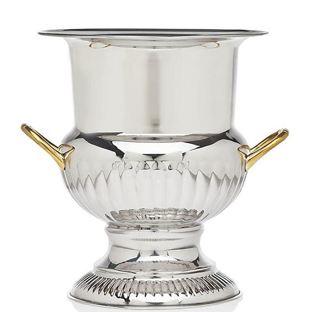 Godinger Silver Art Queen Anne Bucket Brass Handle