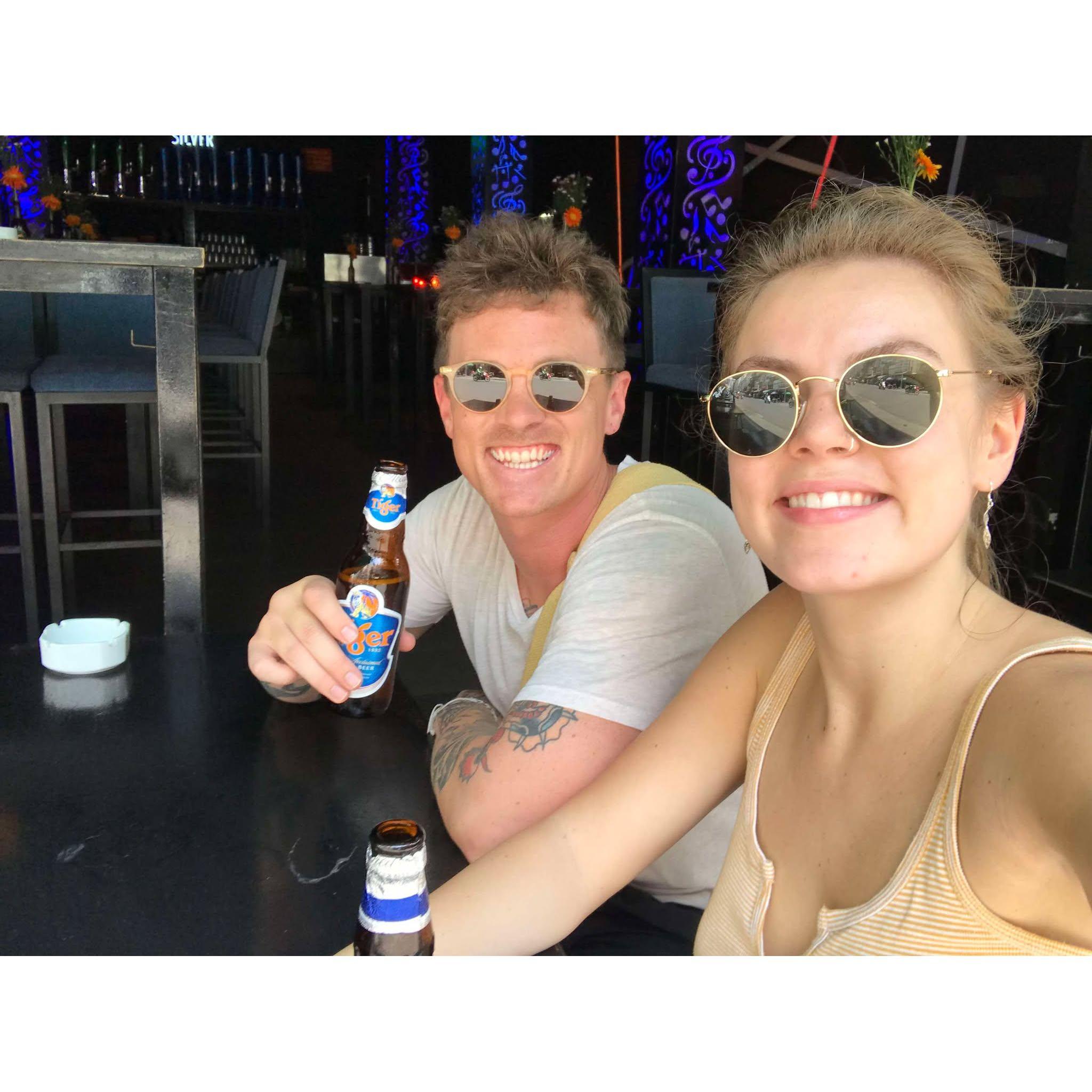 6 months in and we decided to go on a 2 month holiday together... risky business