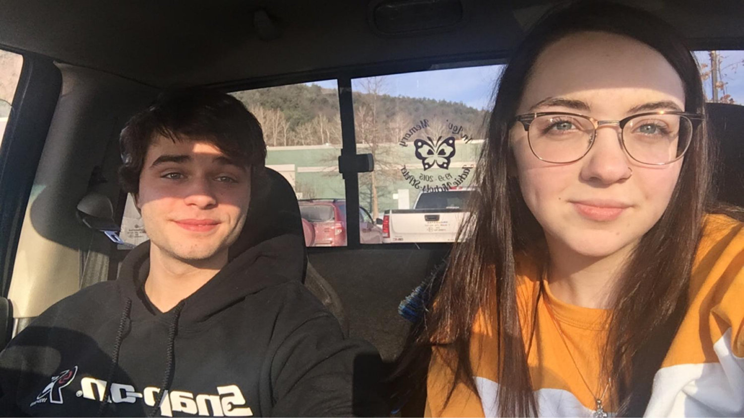 Pre ice skating selfie