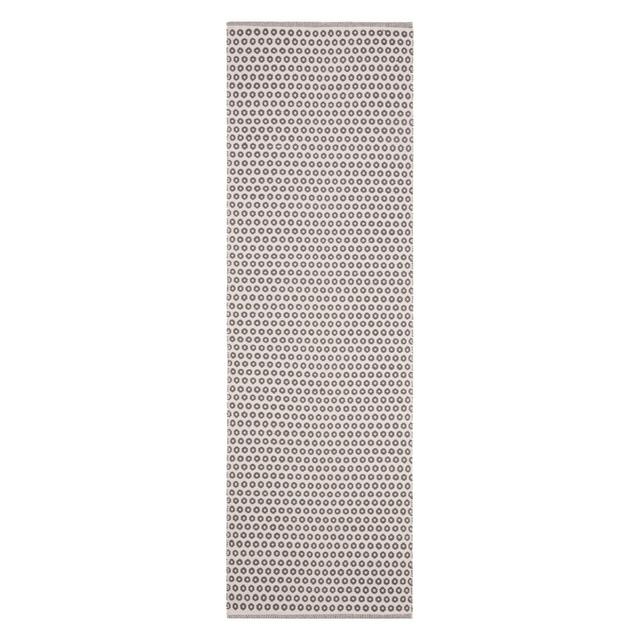 2'3"X7' Geometric Woven Runner Gray/Ivory - Safavieh