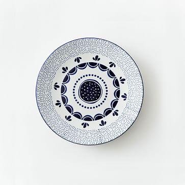 Scallop Print Salad Plates (Set of 4)