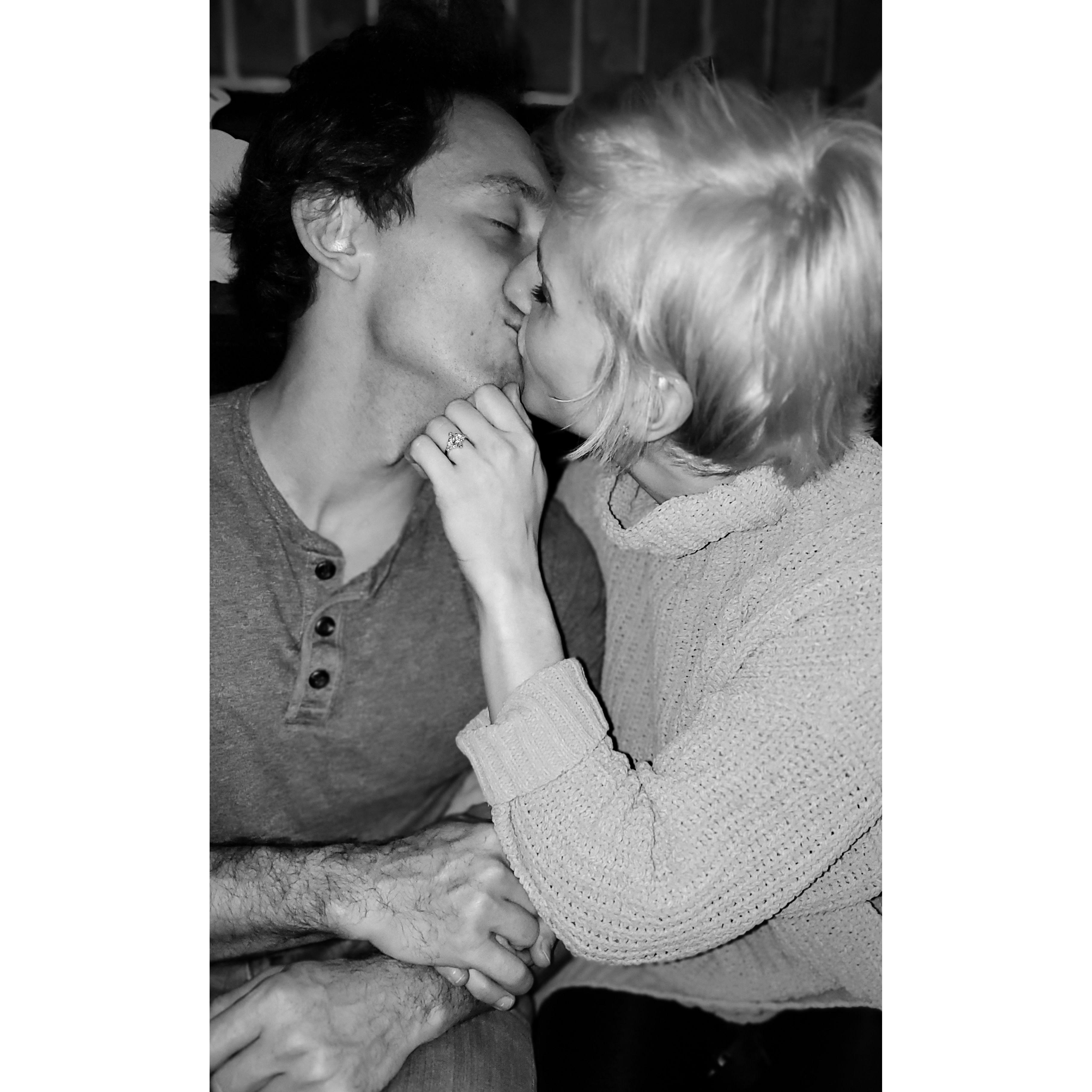 The day we got engaged :)