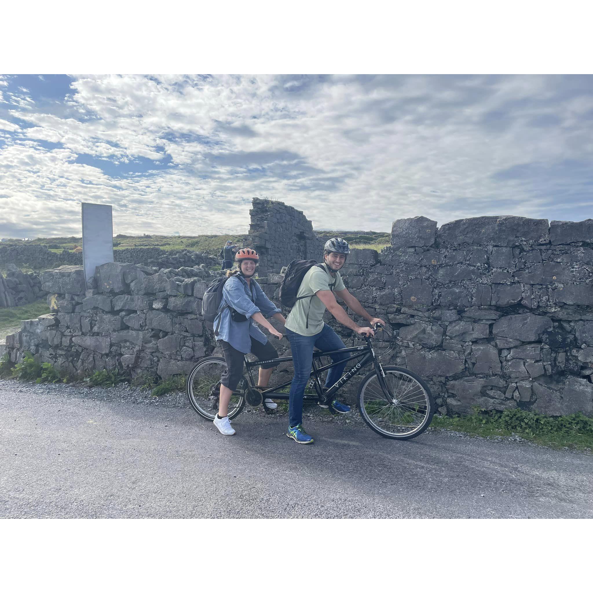 Tandem biking in Ireland 2023