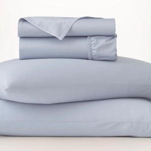 Signature Embellished Sheet Set | Hydrangea/White Piped Edge