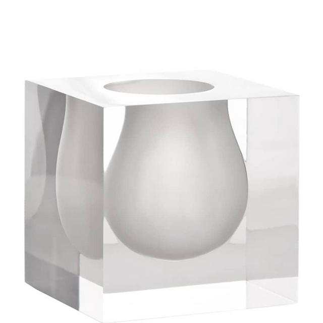 Jonathan Adler White Bel Air Mini Scoop Vase