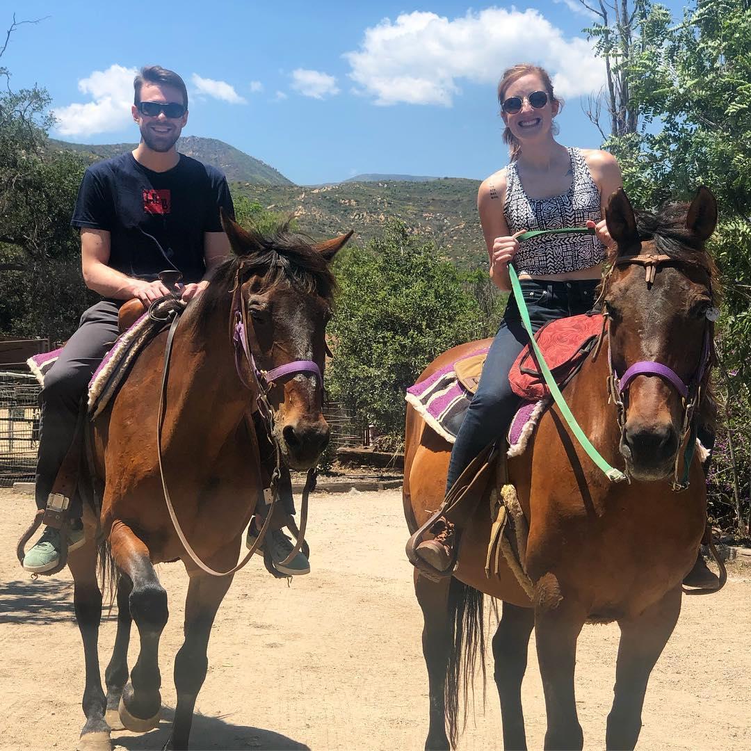 Horseback riding in Ojai, CA Summer 2019