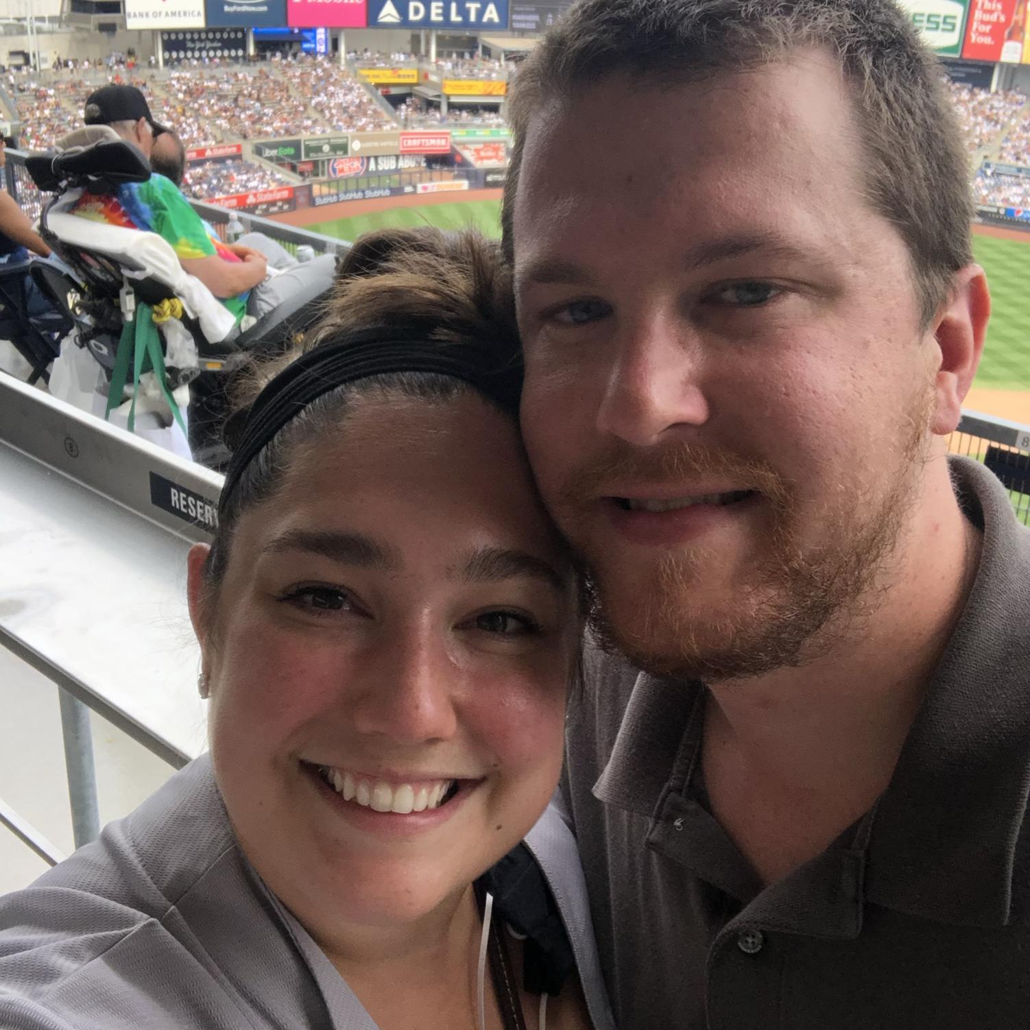 Yankees game at Yankee Stadium, summer 2021