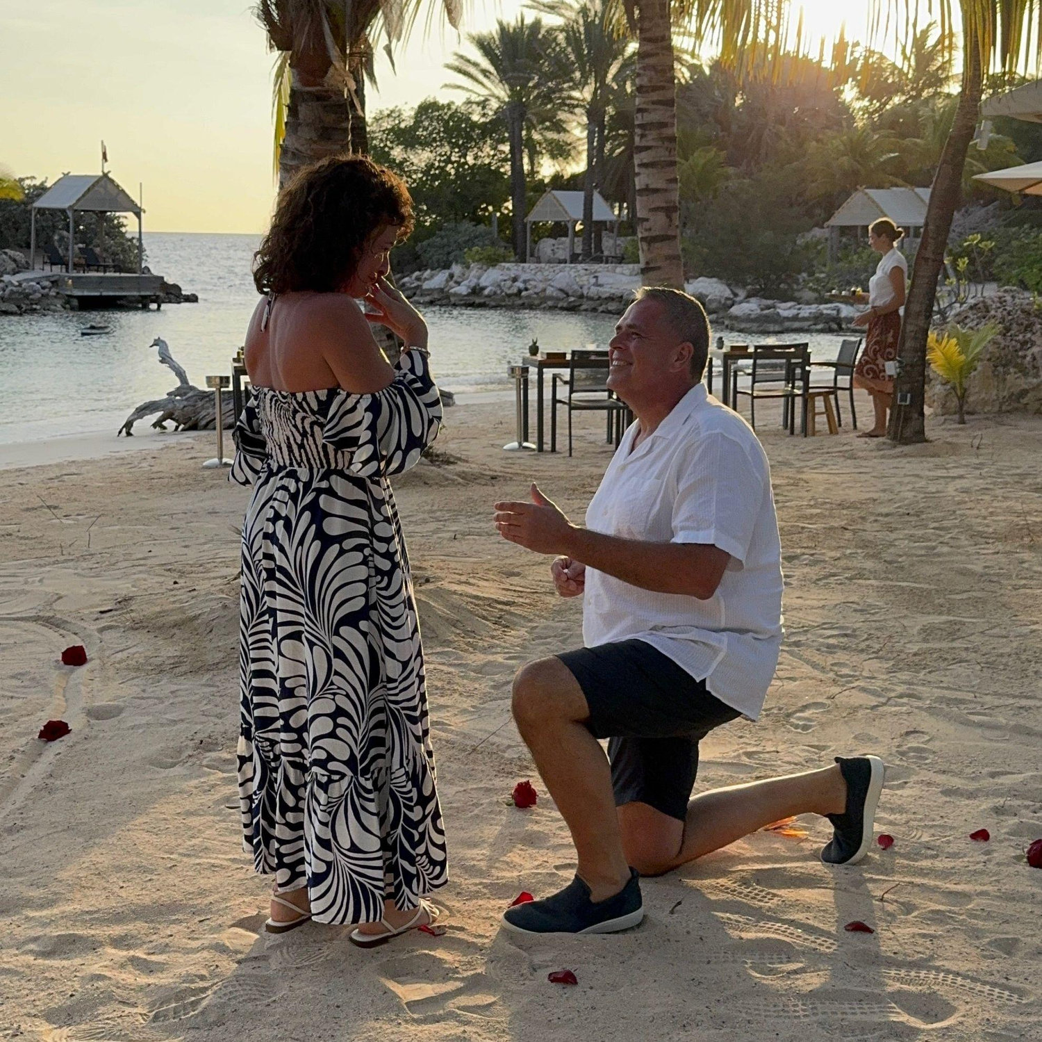 Feeling all the emotions, I'm looking at Tim as he said, "I love you so much---we are meant to continue on this journey together, will you marry me?"