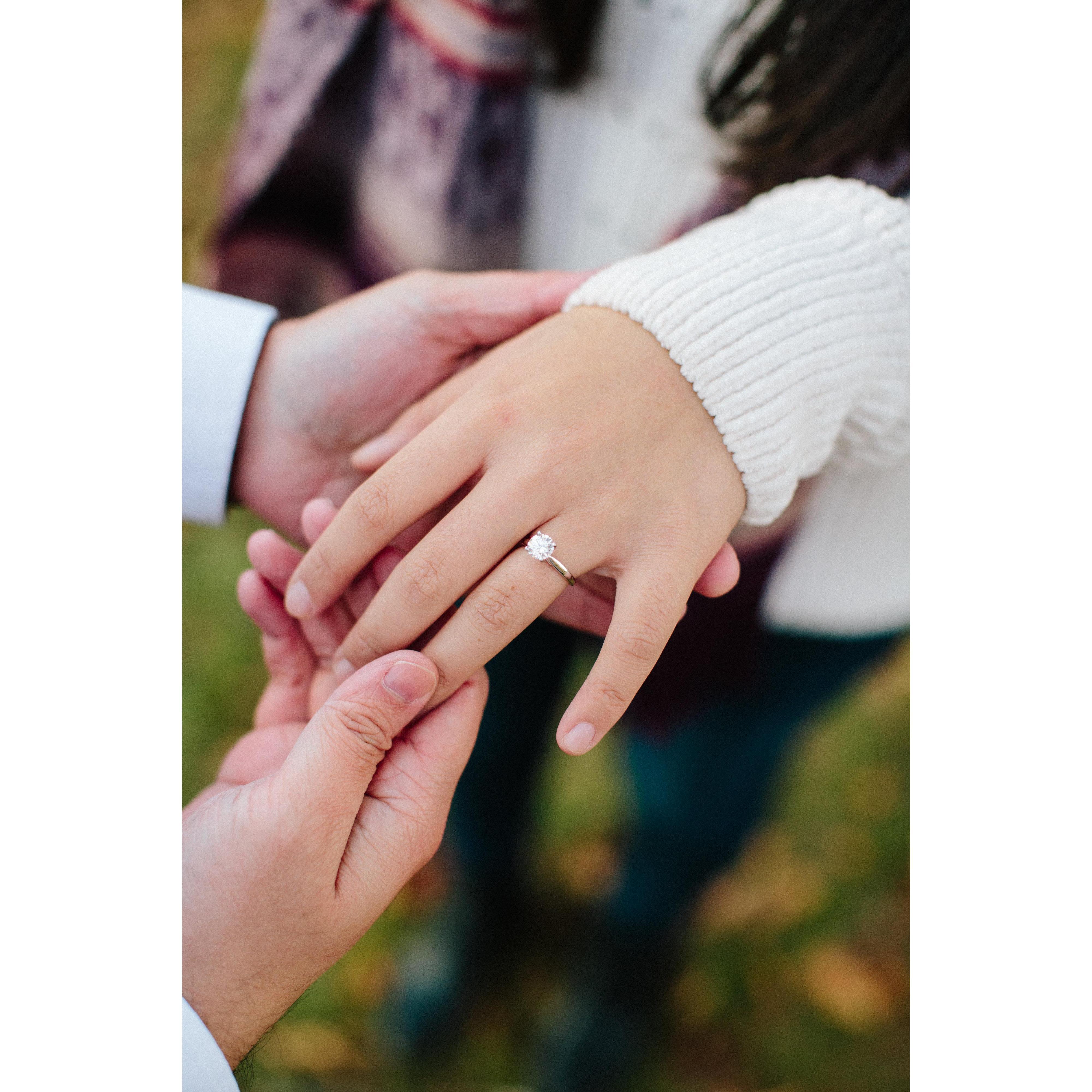 He did a great job on the ring! (Shoutout to Sid and John for helping!)