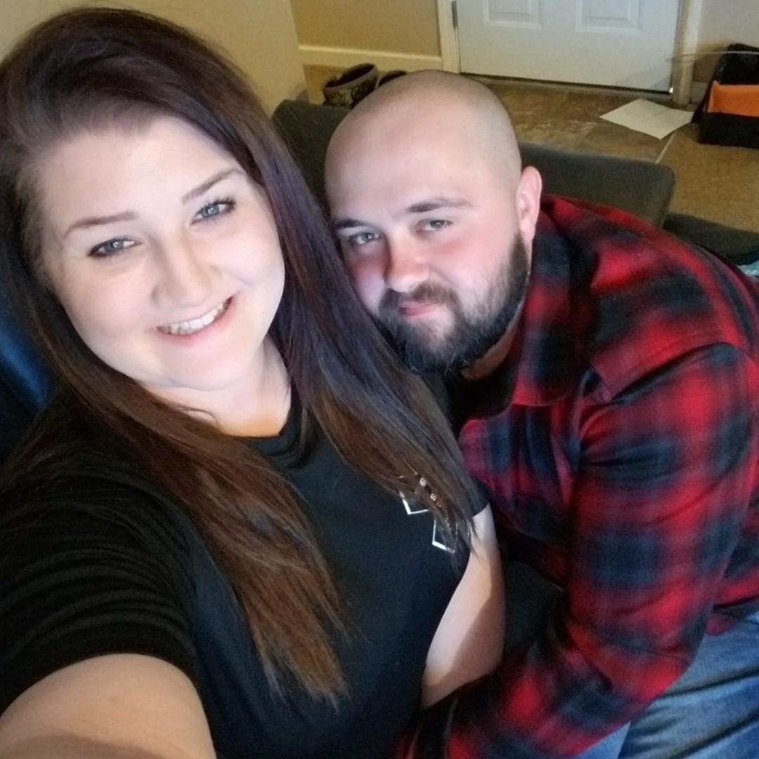 Our first photo together taken as a couple.