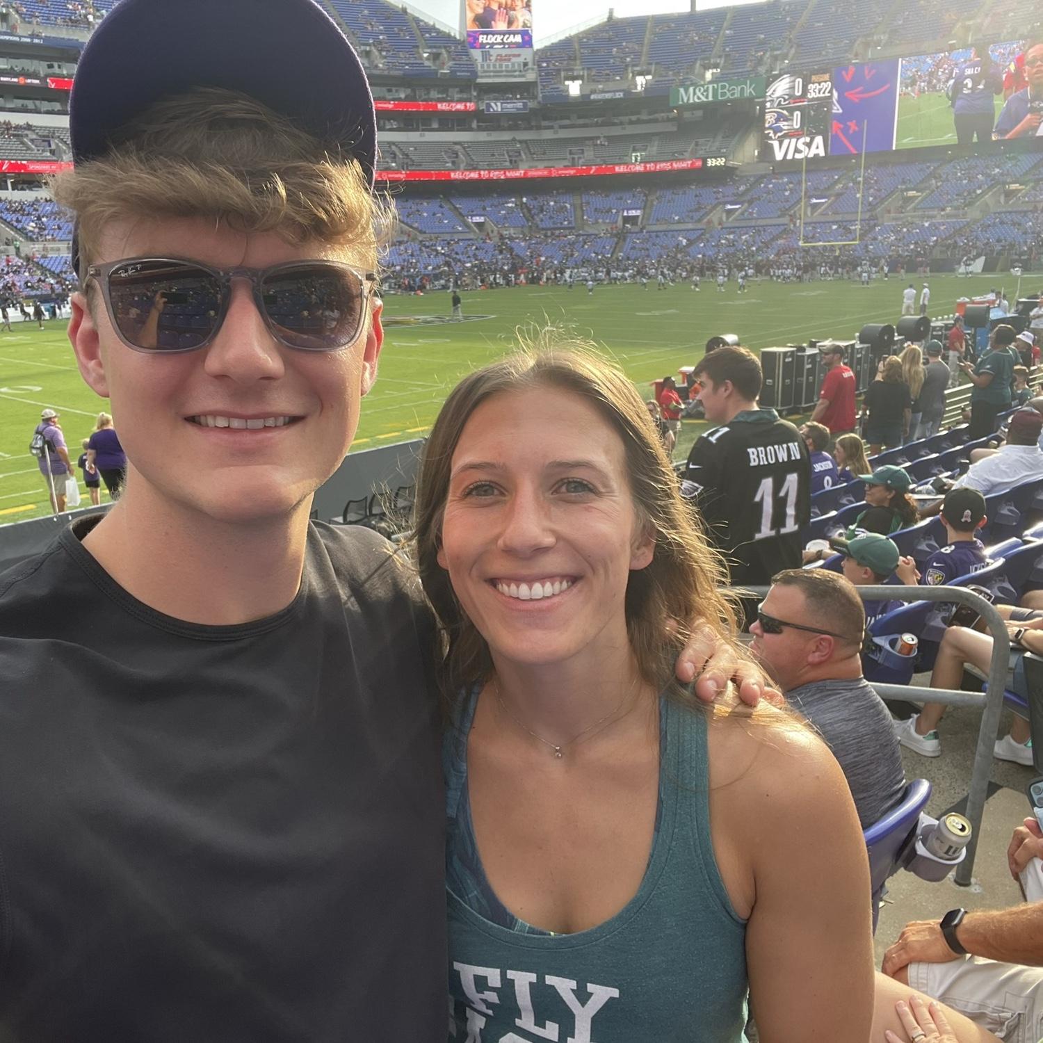 Pre-season Eagles game vs the Ravens - Summer 2023!