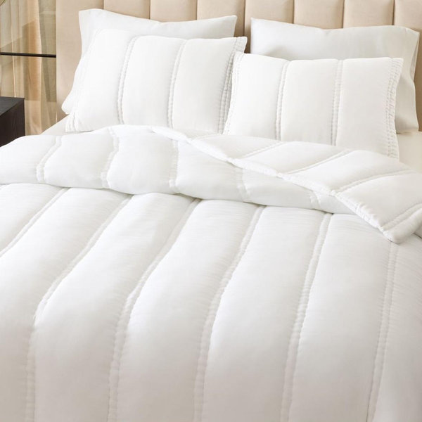 Silky TENCEL™ Plush Comforter | King Size, White