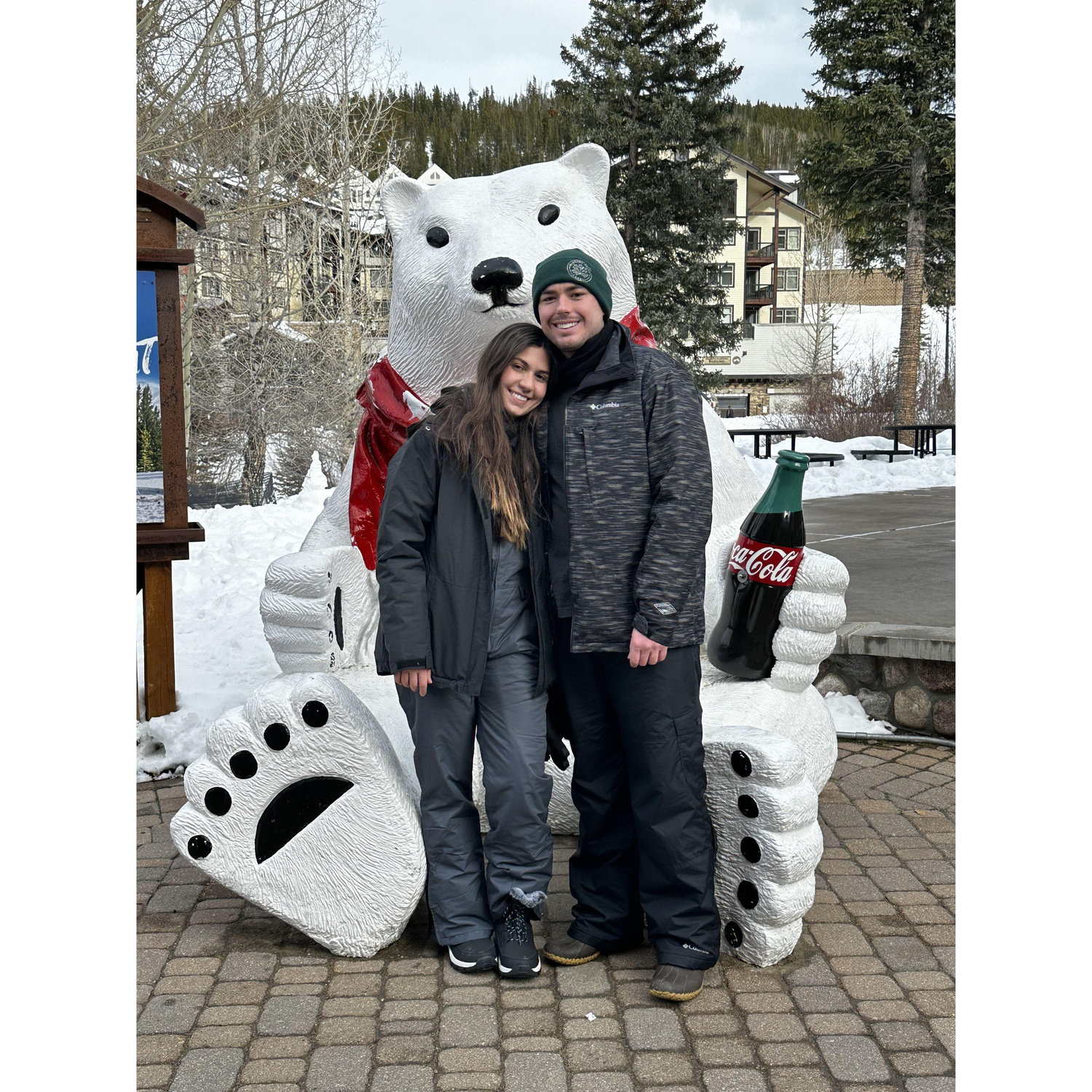 Nicole's first ski trip.