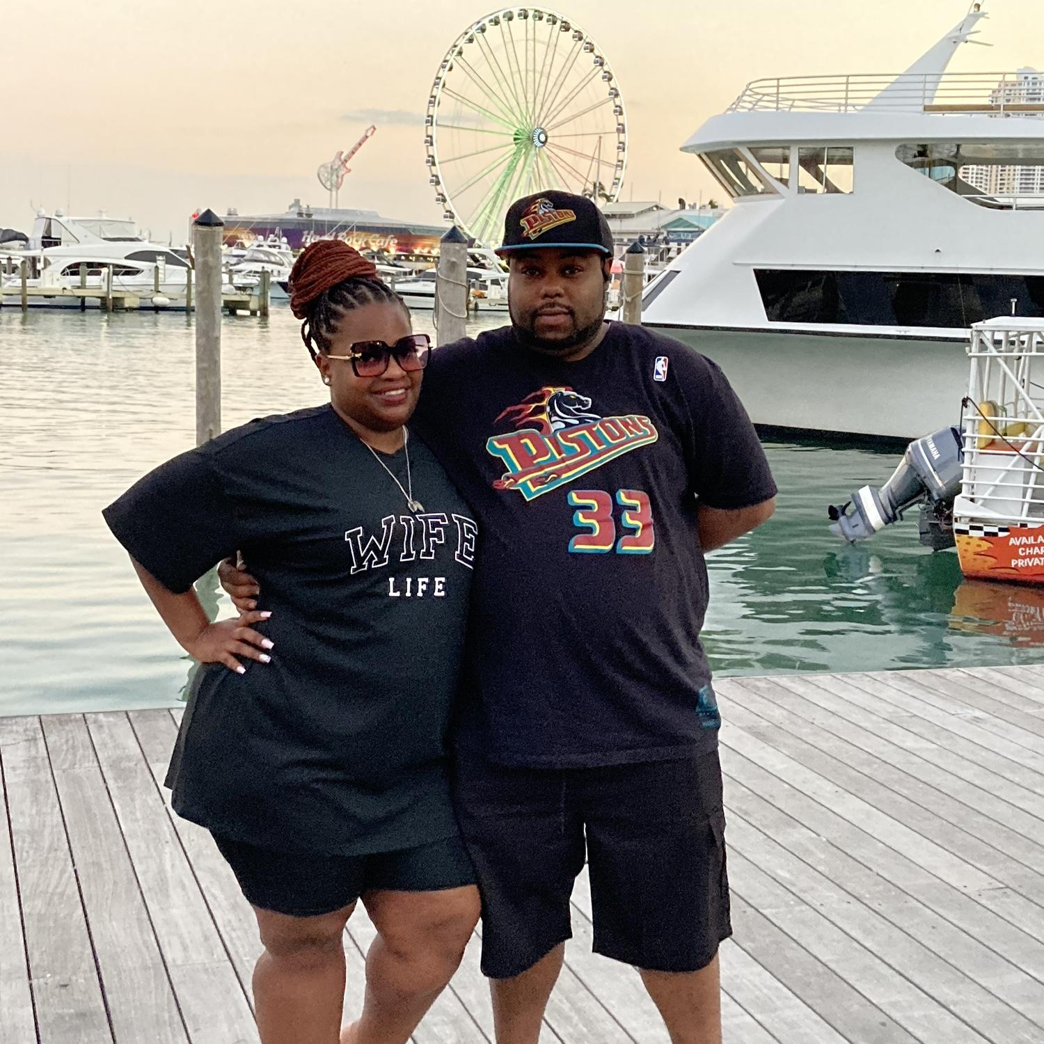 Enjoying Miami with the love of my life making memories