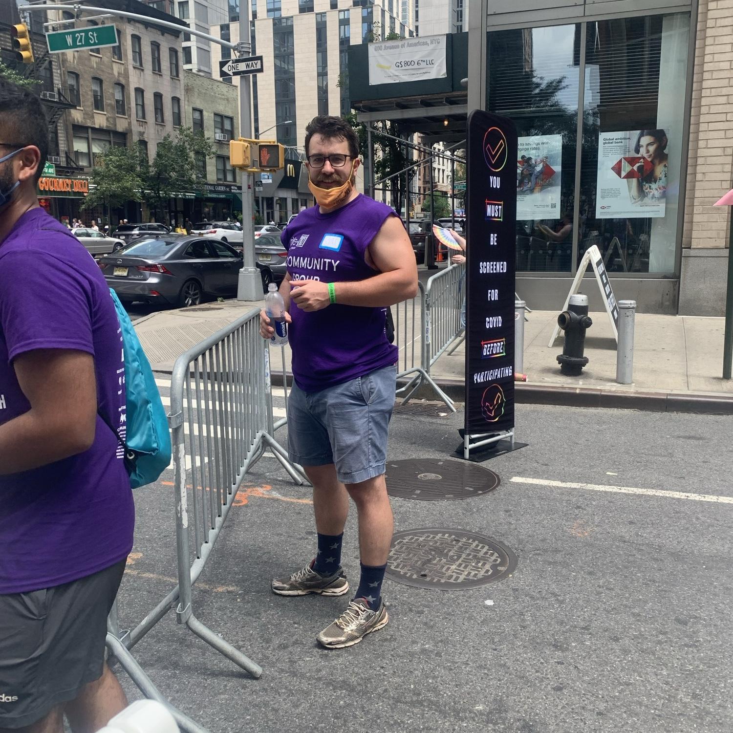They volunteered together at World Pride in NYC