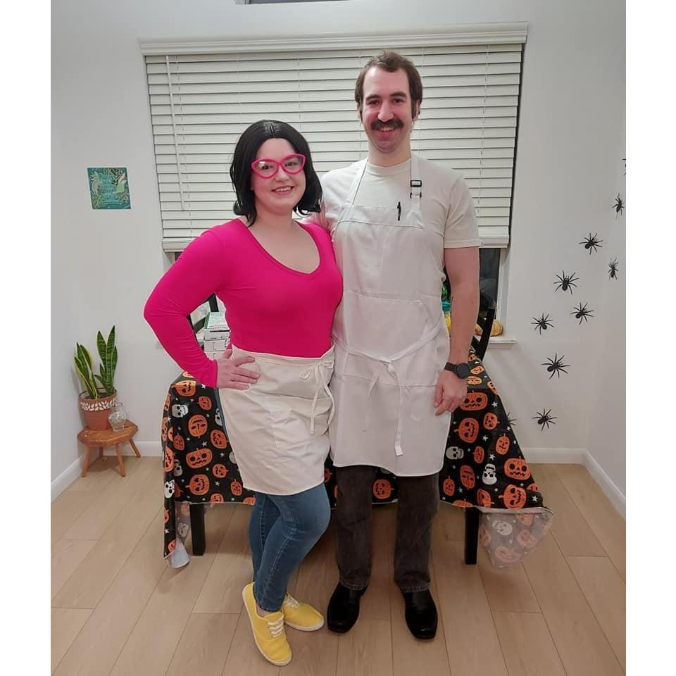 Halloween 2020 dressed as Bob and Linda Belcher