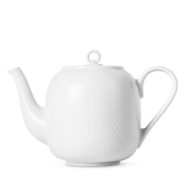 Rosendahl Lyngby Porcelain Rhombe Teapot, White