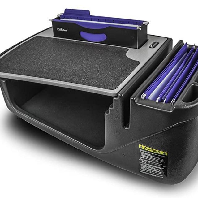 AutoExec AUE20000 Efficiency FileMaster Car Desk Grey Finish