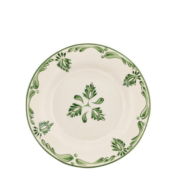 Eleanor Dessert Plate, Forest Green Individual