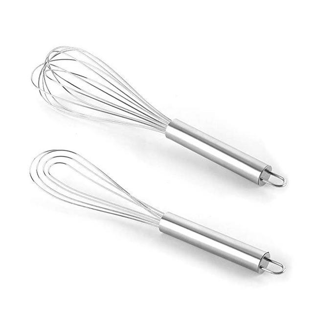 Fox Run Stainless Steel Whisks Bundle, Set of 2,10"