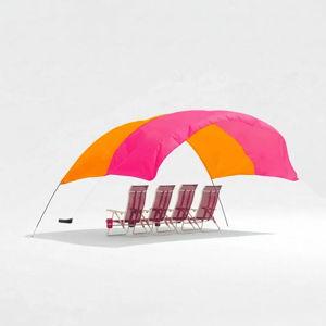 Shibumi Shade with Wind Assist - Orange/Pink