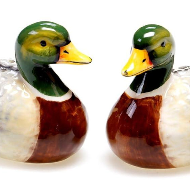 Lakeside Lodge Mallard Ducks Salt and Pepper Shakers Set