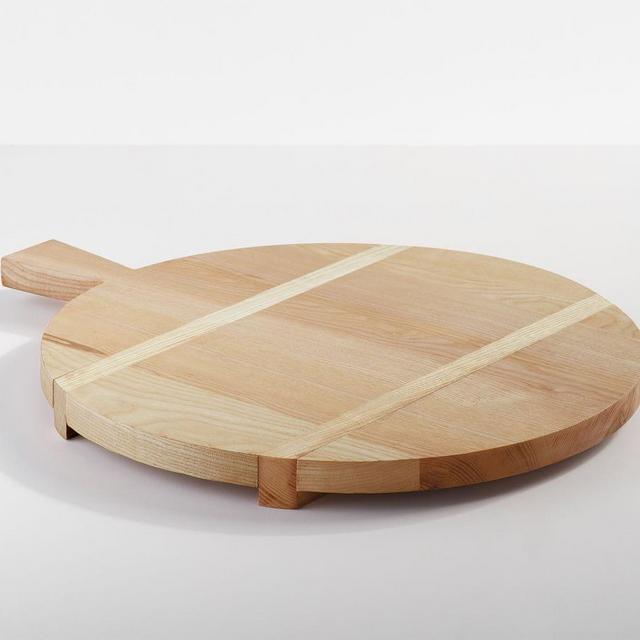 Ash Wood Pizza Paddle Pedestal - Large