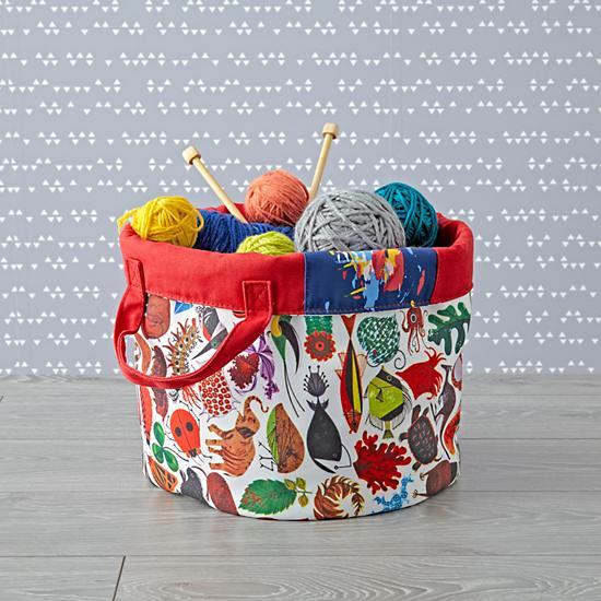 Charley Harper Round Bin