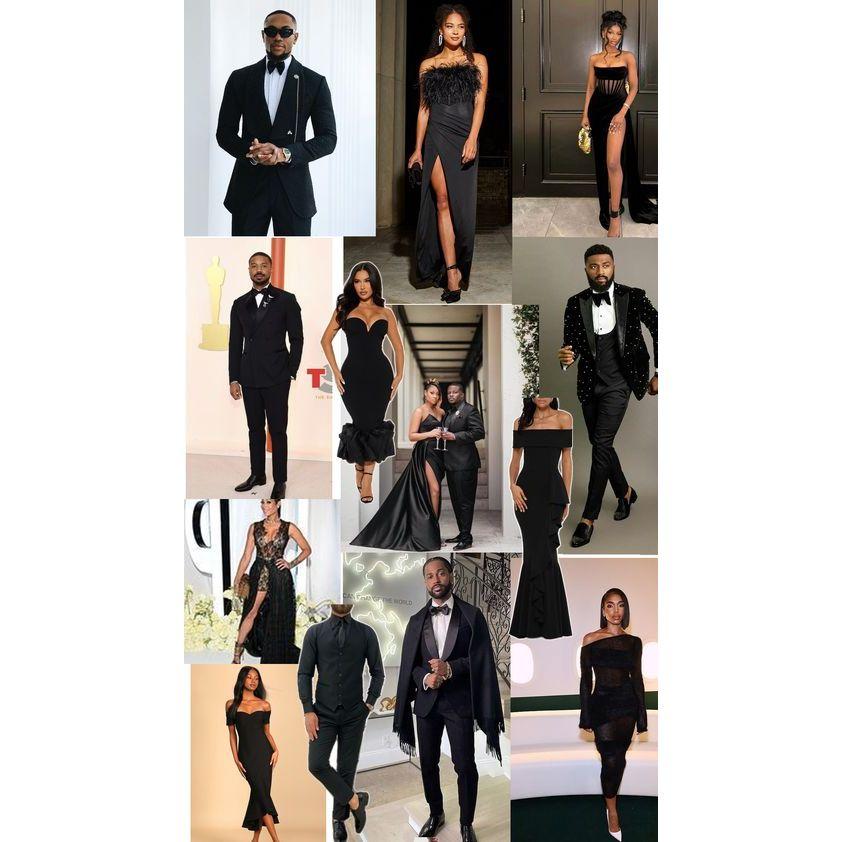 ALL BLACK AFFAIR BLACK TIE OPTIONAL