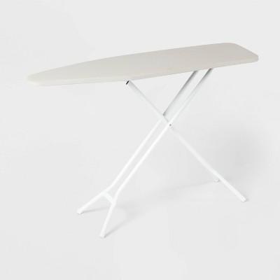 Standard Ironing Board White Metal with Creamy Chai Cover