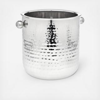 Double Wall Hammered Ice Bucket