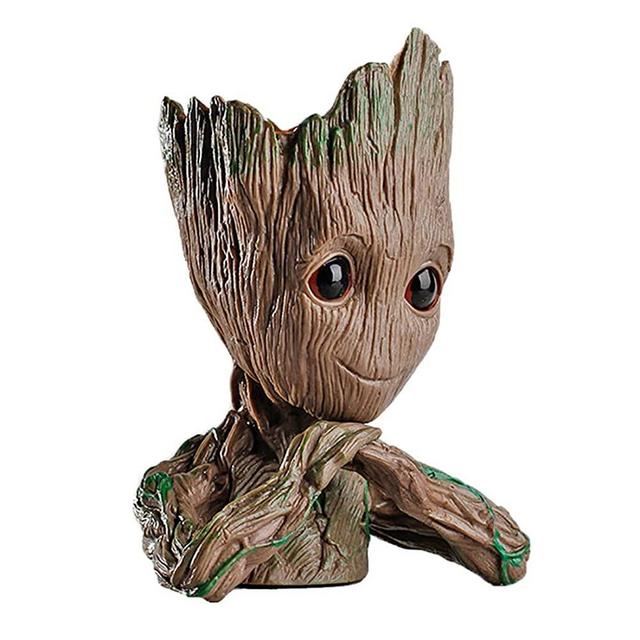 Beinbeauty Groot Flowerpot Treeman,Cute Baby Groot Pen Pot,Baby Model Toy,Birthday Gift,Pen Container,Pen Holders,pens Holder Organizer or Succulent Flowers Pot