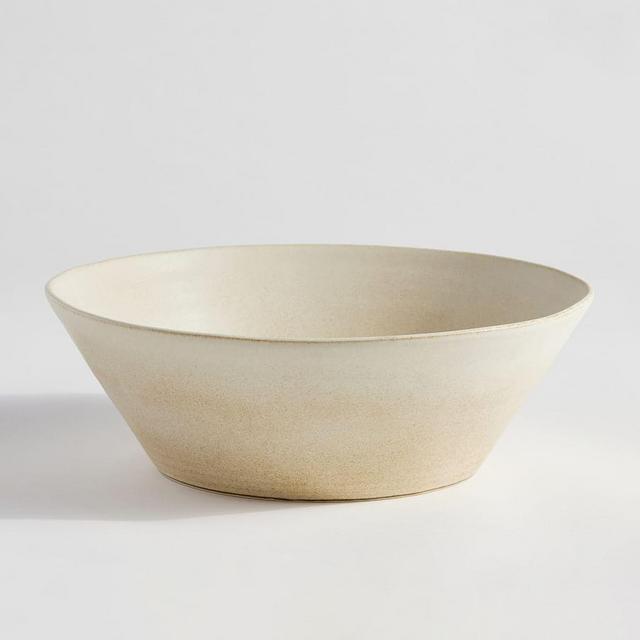 Larkin Reactive Glaze Stoneware Serving Bowl - Sand