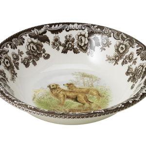 Woodland Ascot Cereal Bowl 8 Inch, Golden Retriever