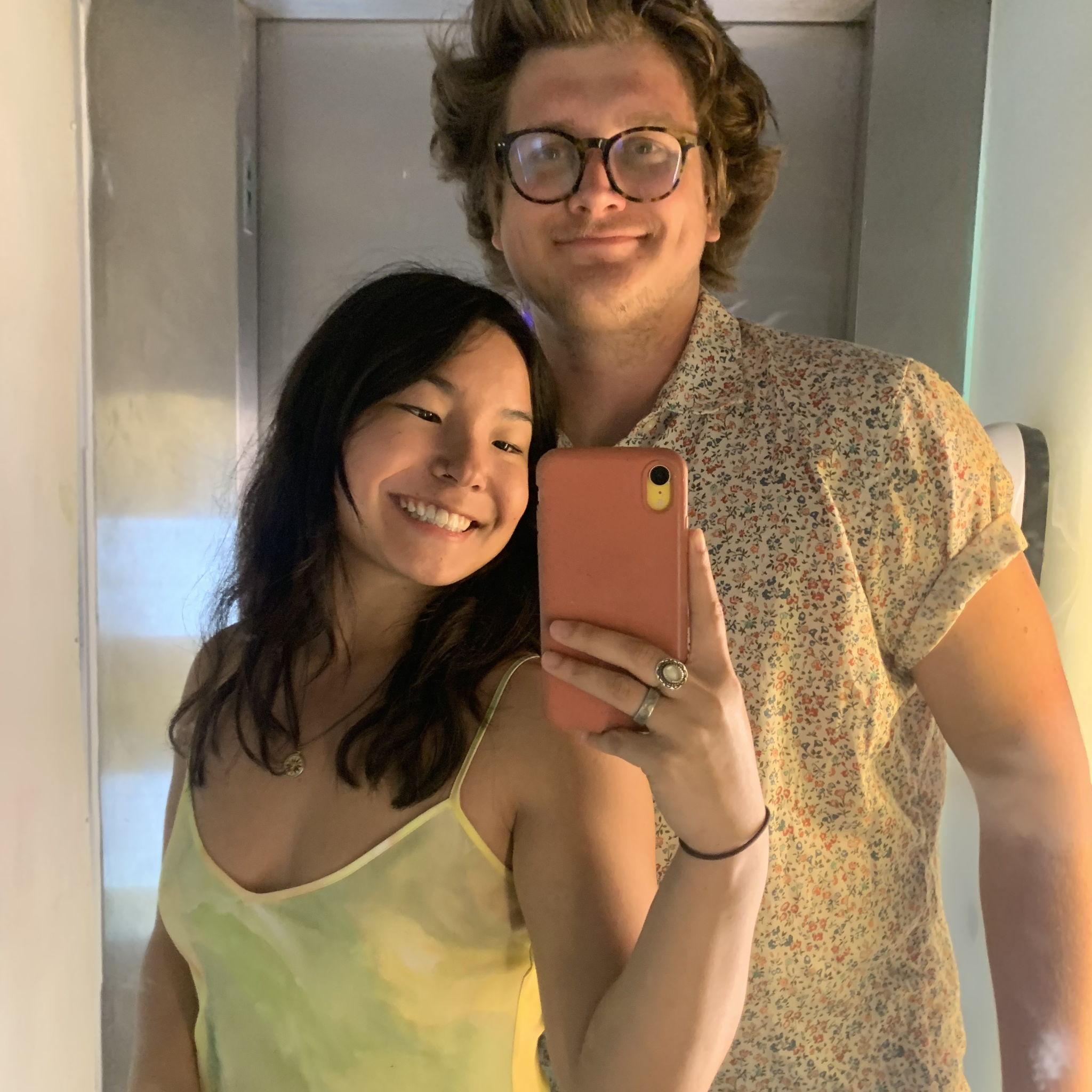 Us in Mexico. The first and last time we traveled out of the country together! The next time will be on our honeymoon. :)