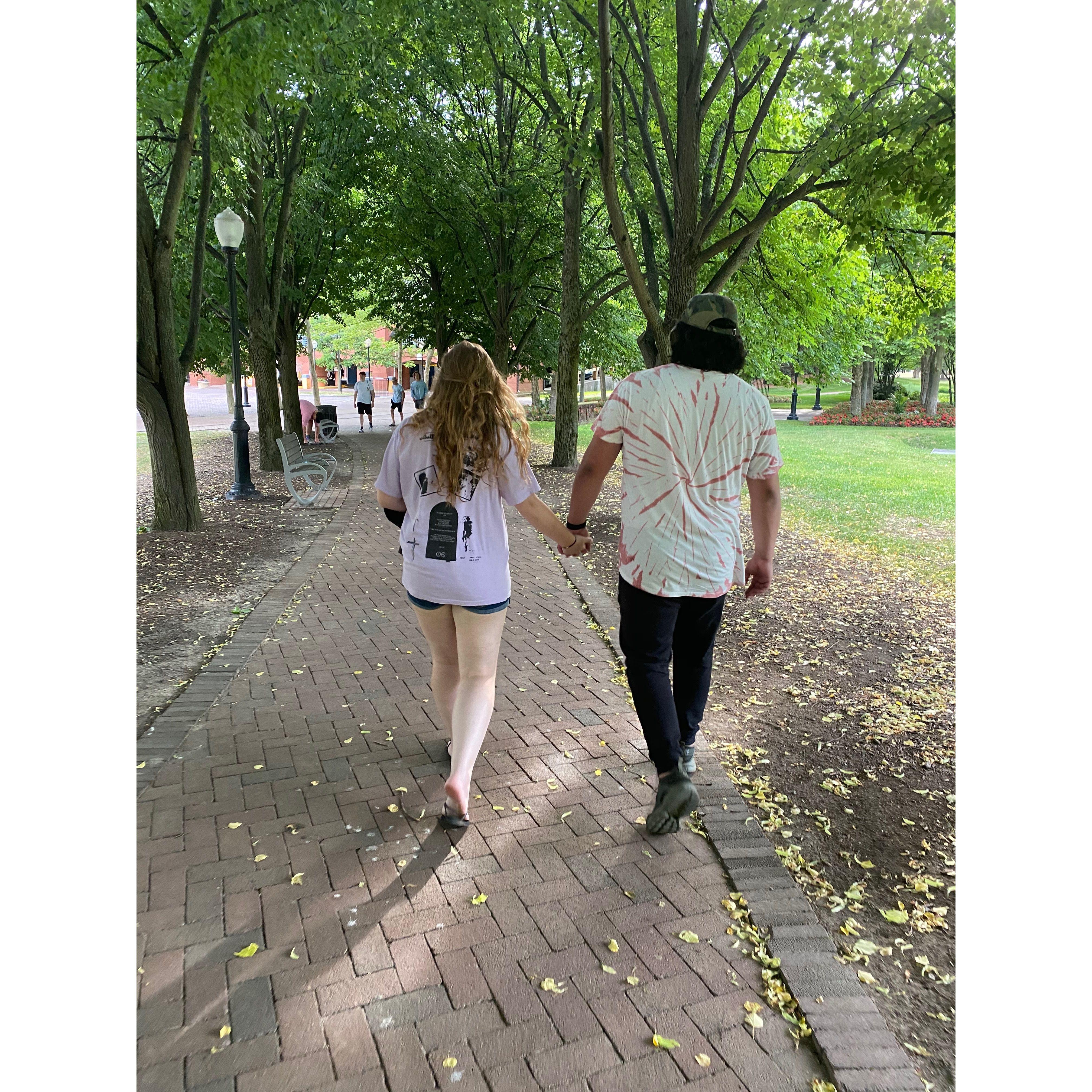 A picture taken by Jesus' brother while all of us were on a trip to update NY