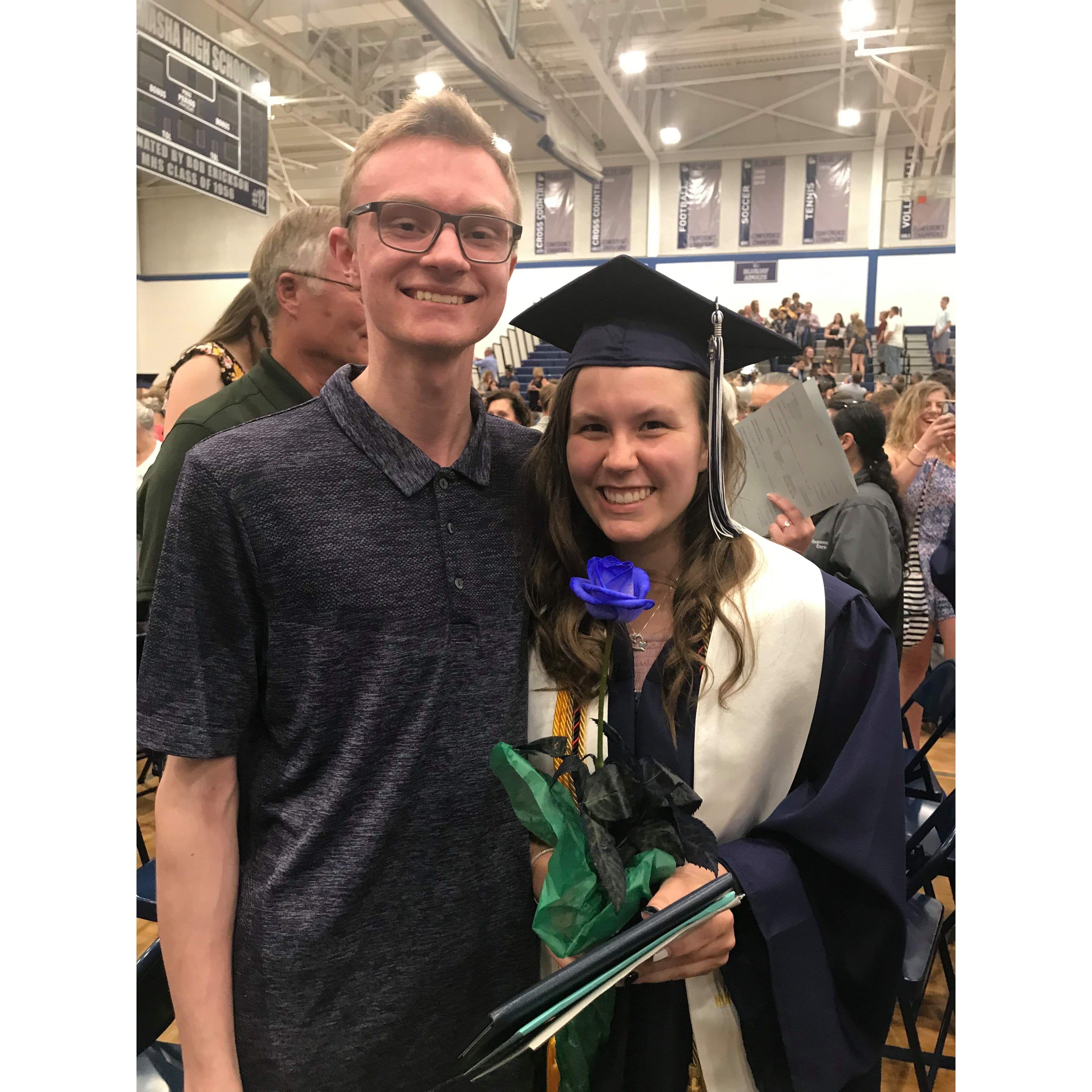 Alana's high school graduation