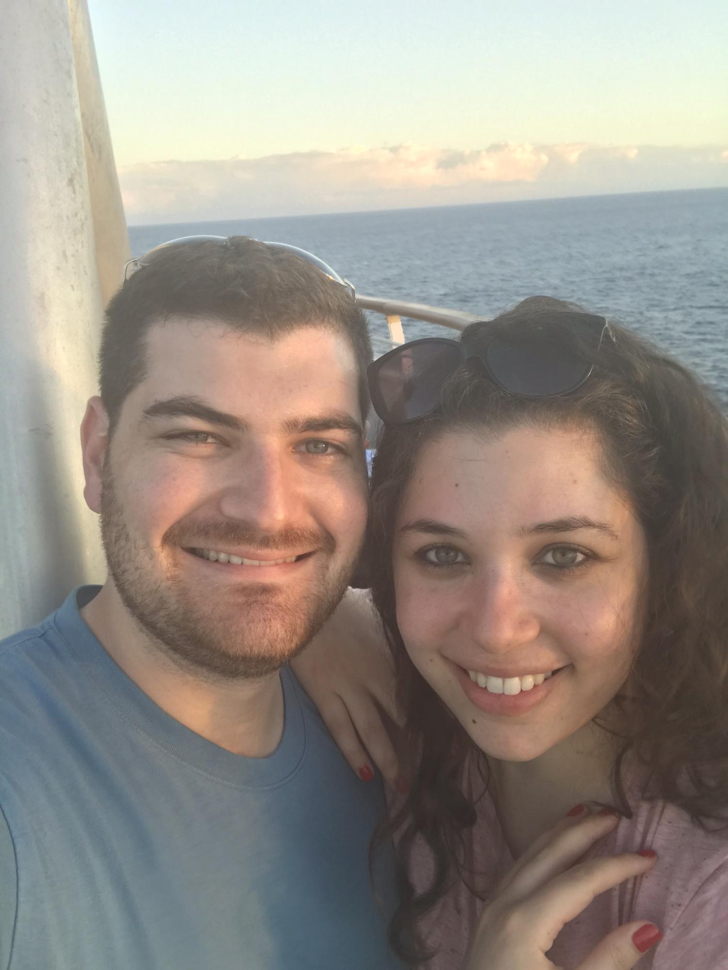 En route to the Bahamas, February, 2019